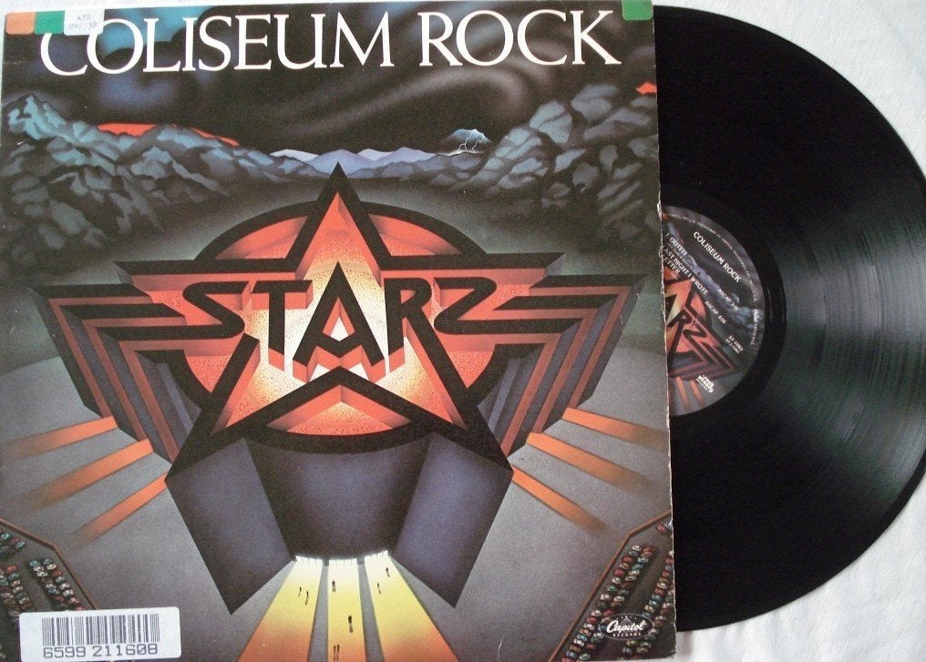 Starz - Coliseum rock, LP, Gebruikt, Ophalen of Verzenden, 12 inch