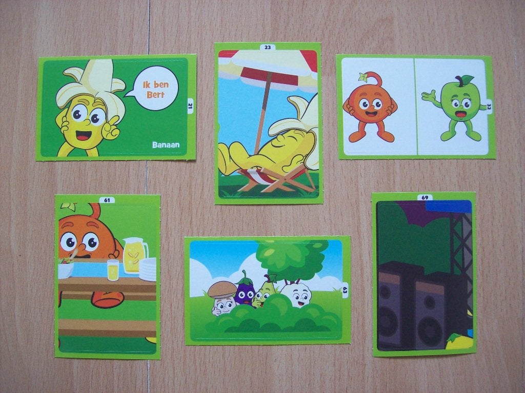 Vitamini stickers - 6 stuks - Lidl 2019, Lidl, Ophalen of Verzenden