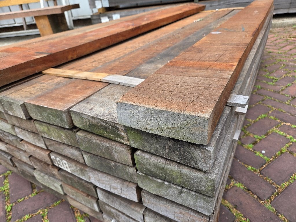 Hardhouten Balken - Fijnbezaagd 4x14 cm, Ophalen, 180 tot 250 cm, Balken, Hardhout