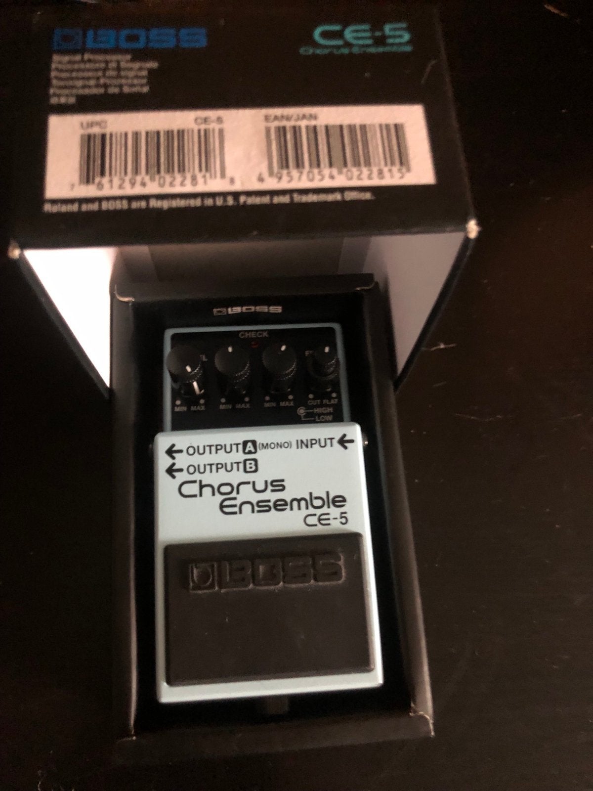 Boss CE-5 Chorus Ensemble gitaarpedaal, Muziek en Instrumenten, Effecten, Ophalen of Verzenden, Zo goed als nieuw, Chorus