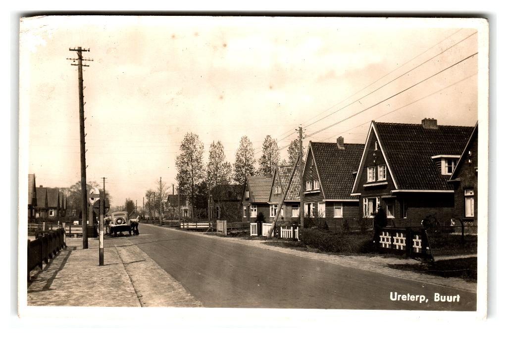Ureterp, Buurt. Lees beschrijving, Verzenden, 1940 tot 1960, Gelopen, Friesland