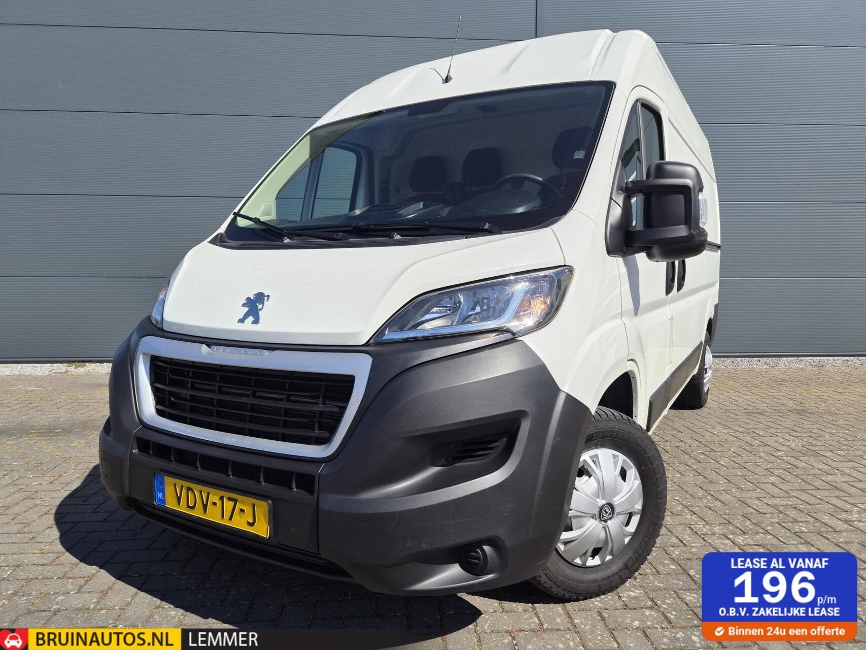 Peugeot Boxer 2.2 HDi L2H2 Airco Camera Navi 2x Schuifdeur, Auto's, Gebruikt, Euro 6, 4 cilinders, 2500 kg