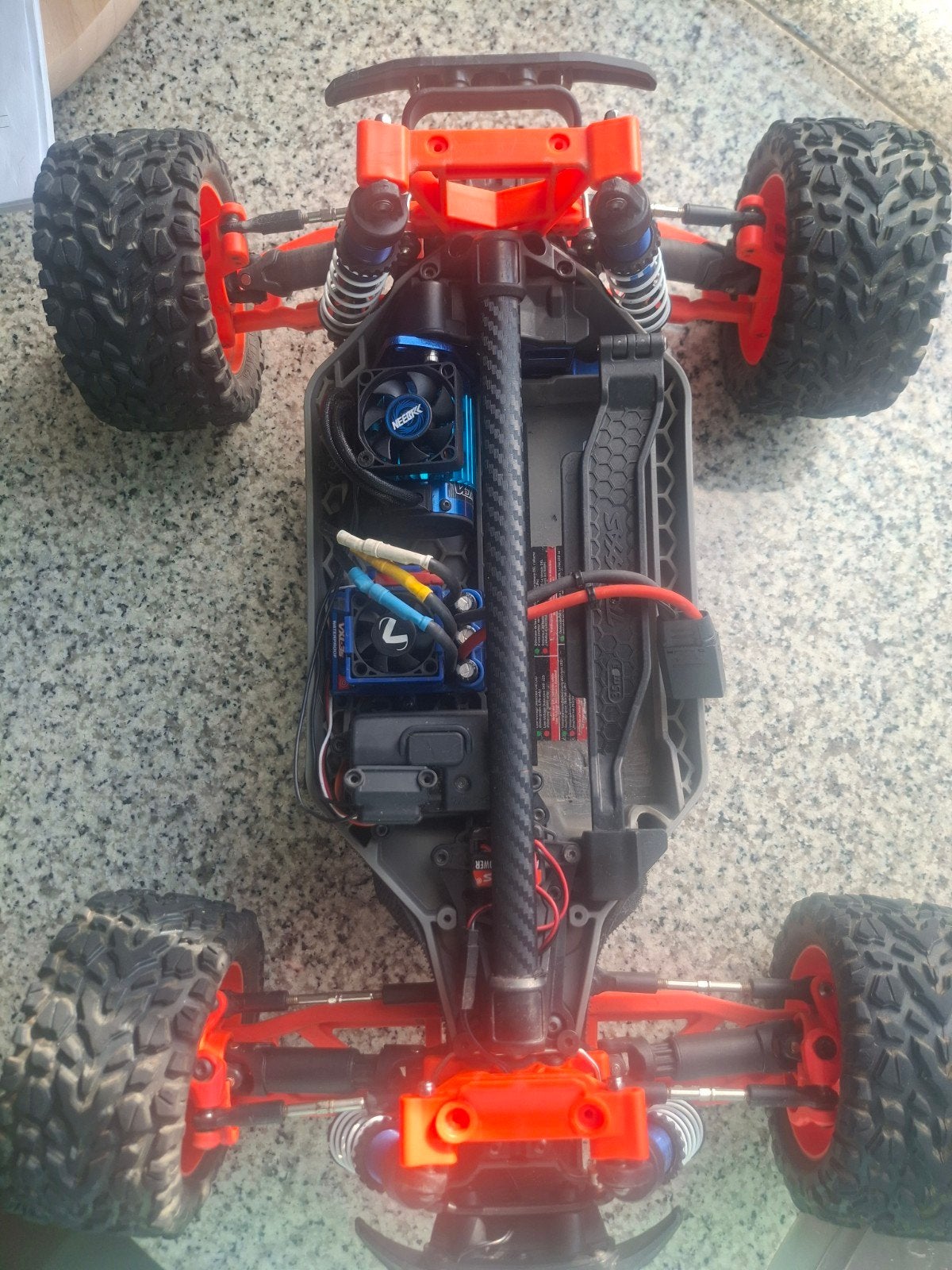 Traxxas Rustler VXL 4x4 RC Auto - Zo goed als nieuw, Elektro, Auto offroad, Ophalen of Verzenden, Zo goed als nieuw