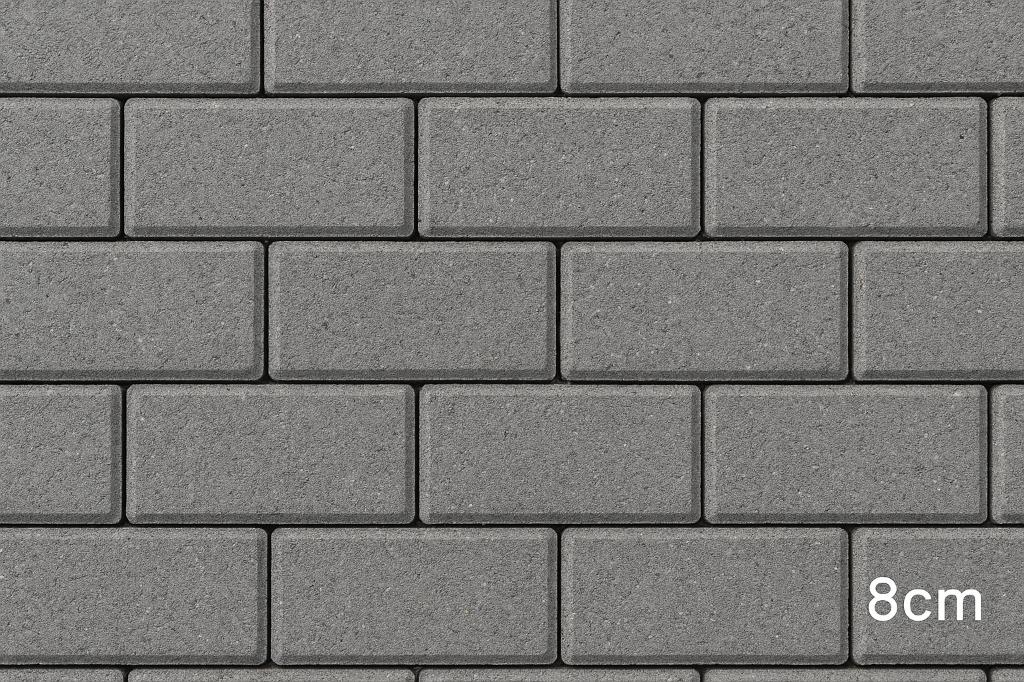 Betonklinkers grijs 8cm S1, Tuin en Terras, Tegels en Klinkers, Ophalen, Klinkers, Nieuw, 10 m² of meer
