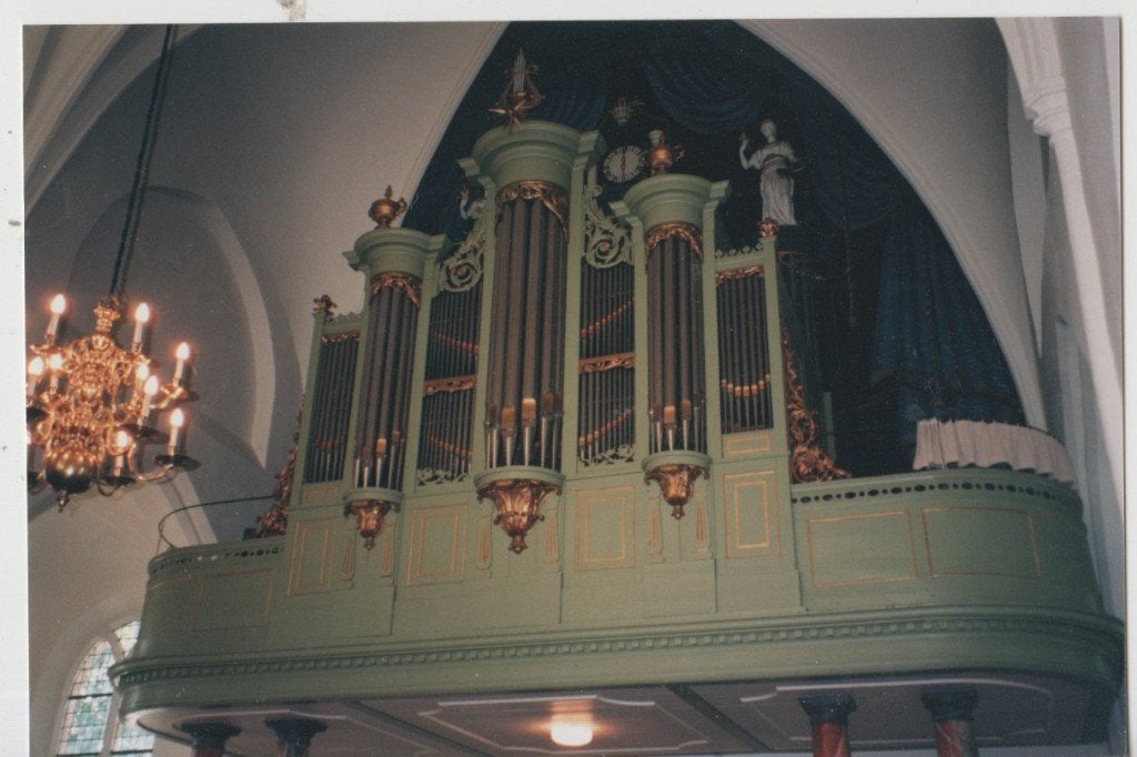 Dalfsen Orgel NH Kerk Interieur FOTO 1996, Ophalen of Verzenden, 1980 tot heden, Overijssel