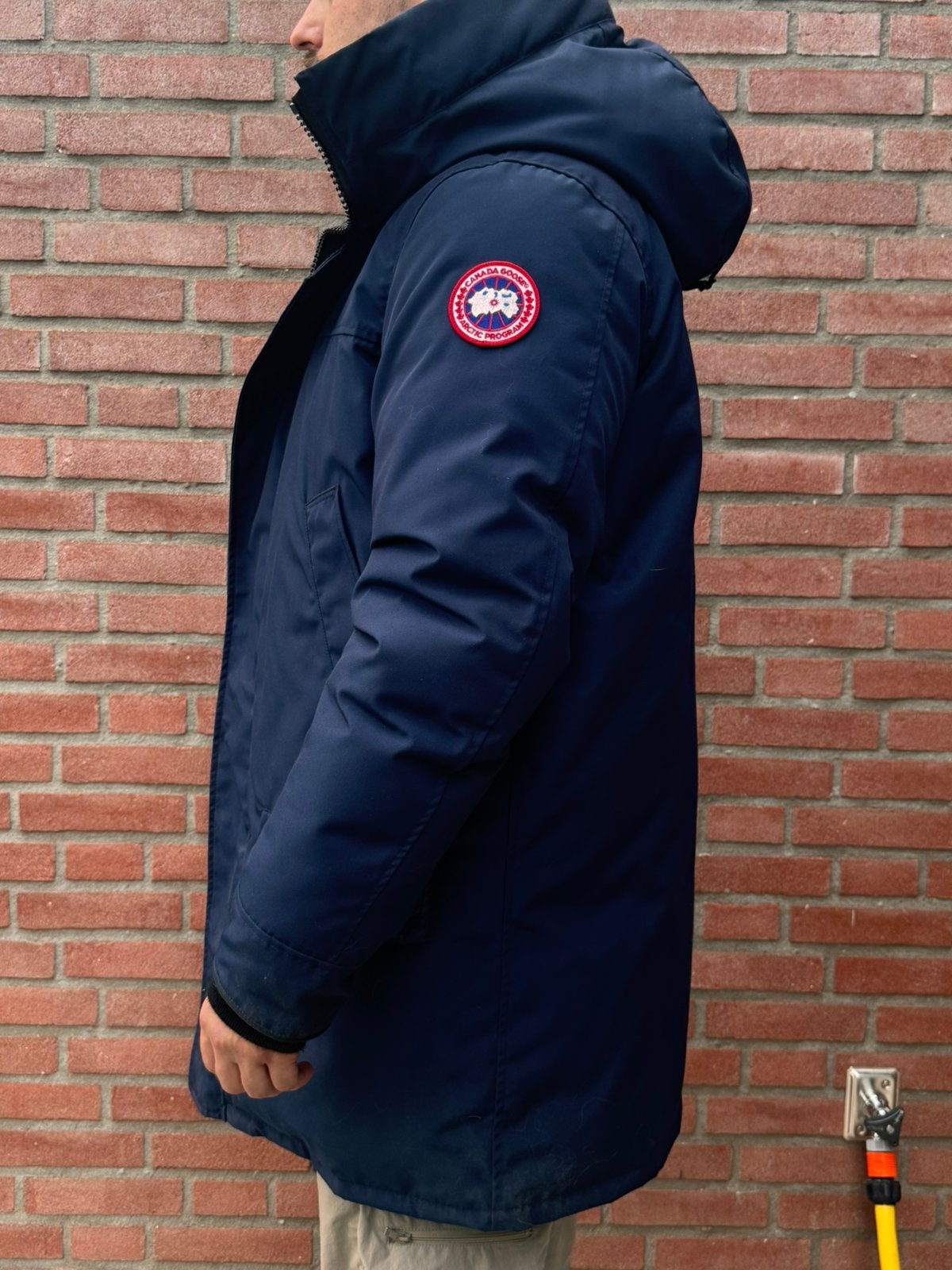 Orginele Winterjas Canada Goose Langford Parka, Kleding | Heren, Jassen | Winter, Ophalen of Verzenden, Zo goed als nieuw, Zwart