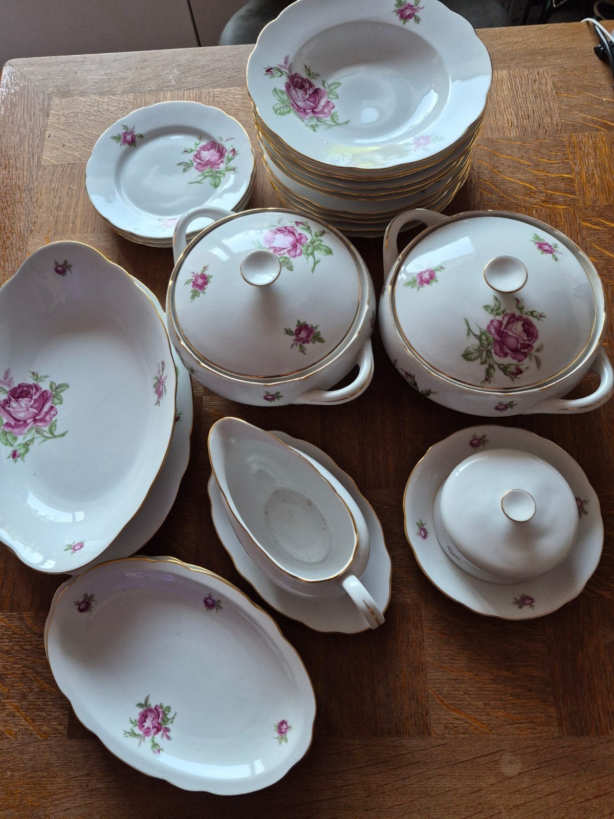 Vintage Bohemia Servies - Gedeeltelijk Compleet, Ophalen