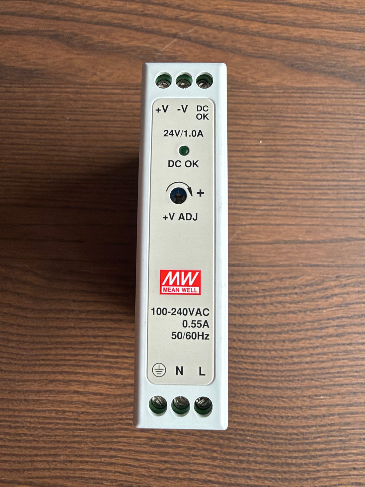 Mean Well MDR-20-24 DIN-rail voeding 24V 1A, Ophalen, Nieuw