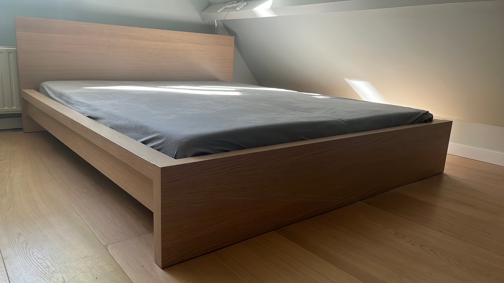 Tweepersoonsbed IKEA, Ophalen, Zo goed als nieuw, Tweepersoons