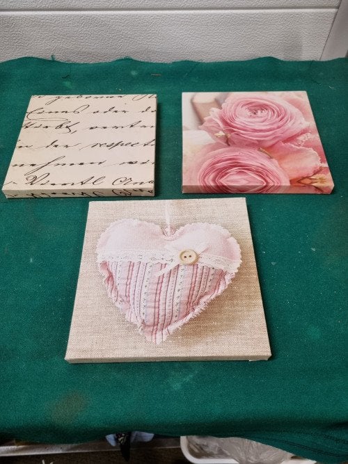 schilderijtjes klein doek, Huis en Inrichting, Woonaccessoires | Schilderijen, Tekeningen en Foto's, Ophalen of Verzenden, 'T Olde Gre-j
