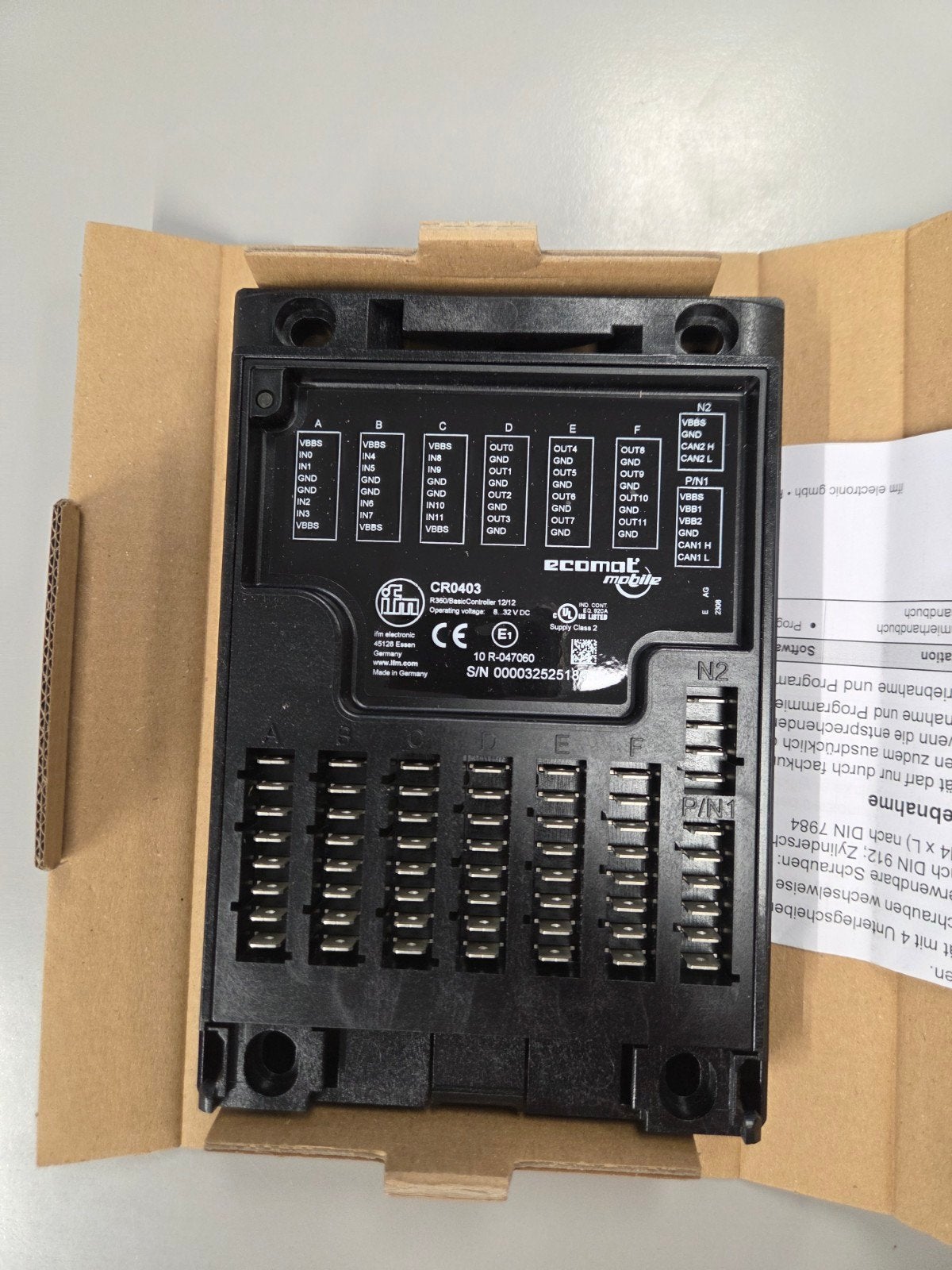 4x IFM PLC CR0403 R360 programmeerbare basiccontroller, Ophalen of Verzenden, Nieuw