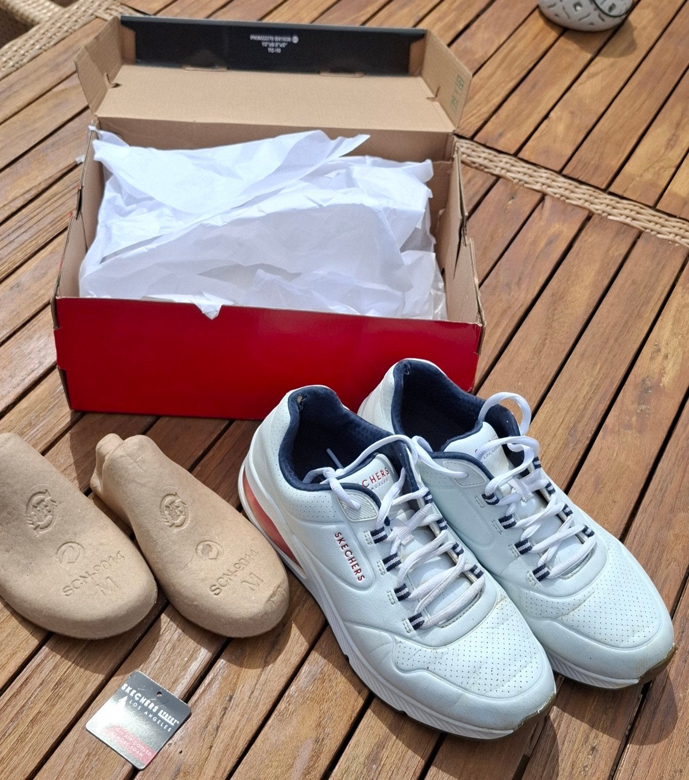 Skechers Street Los Angeles sneakers - Maat 42, Skechers, Wit, Ophalen of Verzenden, Sneakers of Gympen