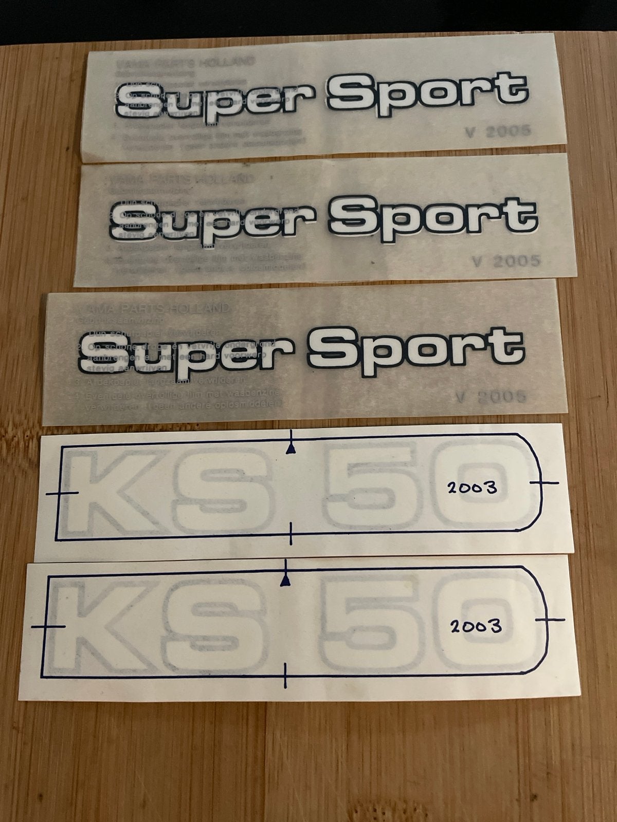 Zundapp Super Sport KS 50 watercooled stickerset, Ophalen of Verzenden, Nieuw, Overige typen