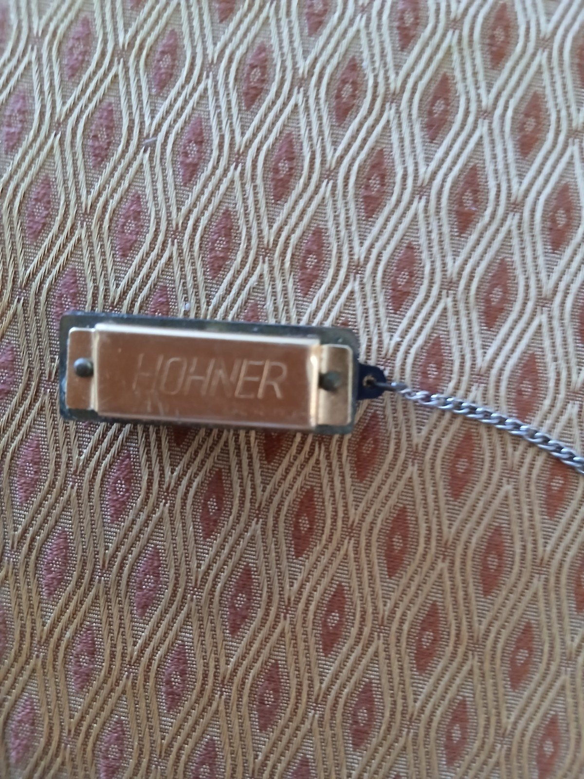 Hohner mondharmonica met ketting en hartje, Ophalen, Gebruikt, Diatonisch, Overige typen