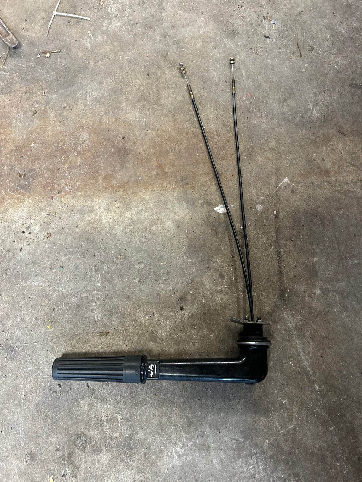 Buitenboordmotor gashendel met kabels, Ophalen of Verzenden, Gebruikt, Motor en Techniek, Motorboot