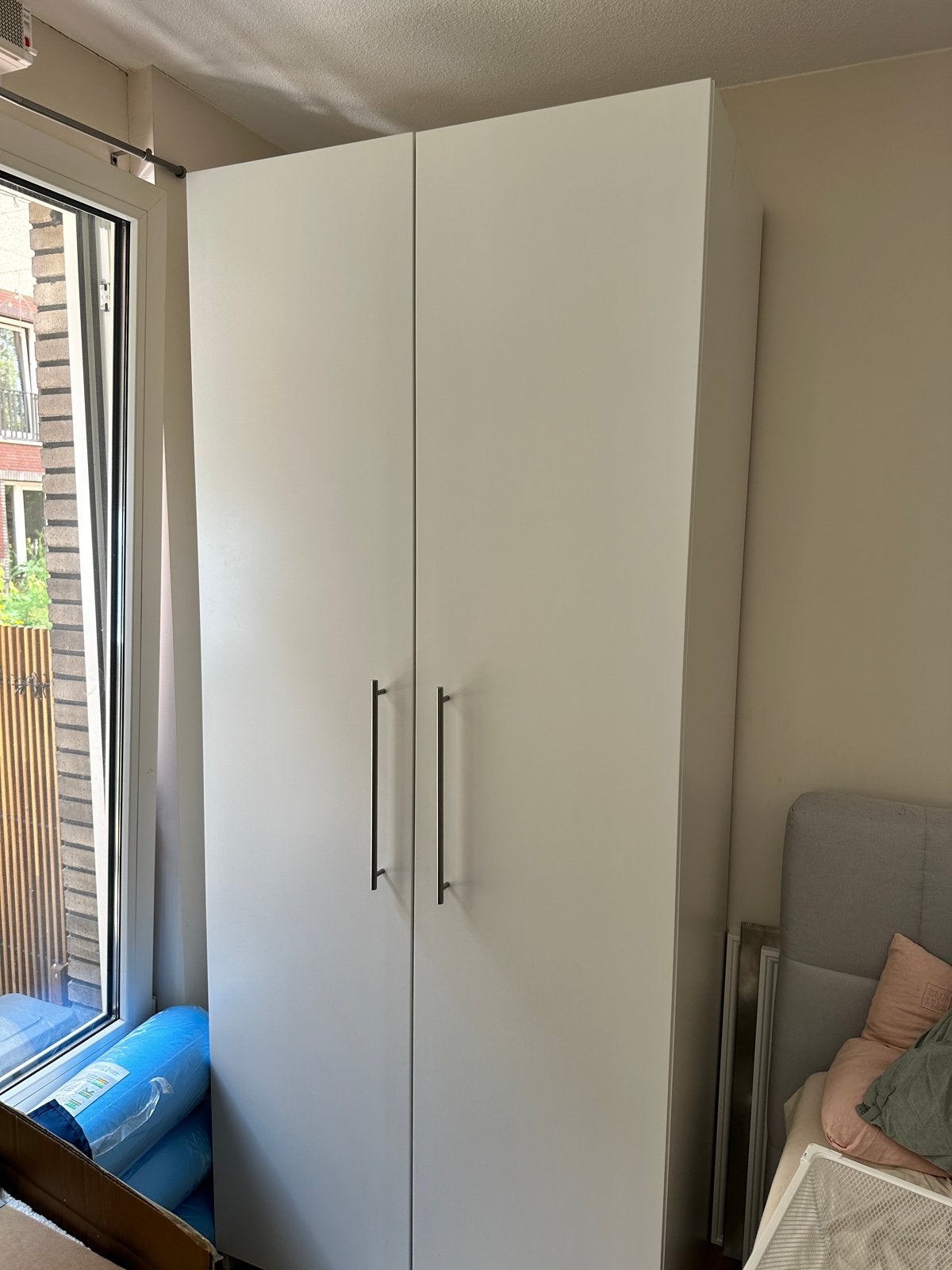 IKEA PAX kast wit 240x100 cm met planken en deuren, Ophalen, Gebruikt, 200 cm of meer, 50 tot 100 cm