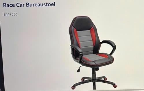 Game/ bureaustoel NIEUW IN DOOS, Ophalen, Zwart, Nieuw, Gaming bureaustoel