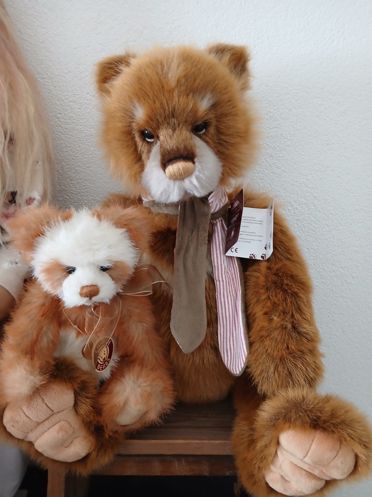 Charlie Bears *** Puzzlemaster***, Verzamelen, Beren en Cherished Teddies, Ophalen of Verzenden, Zo goed als nieuw, Stoffen beer