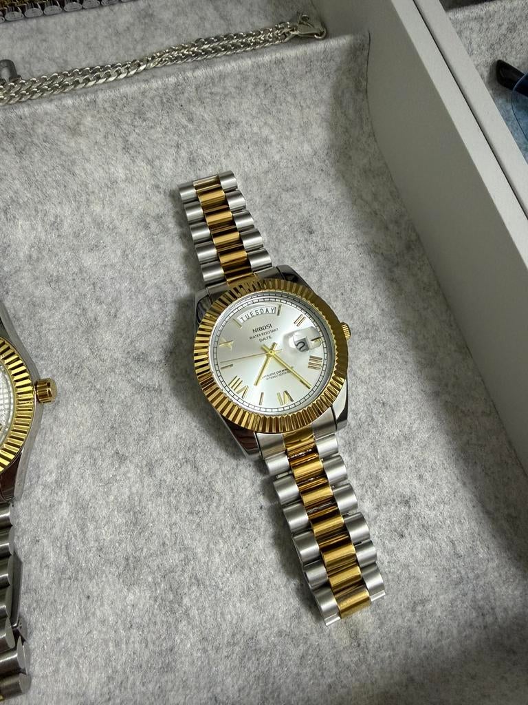 Horloge heren nieuw, Ophalen of Verzenden, Zo goed als nieuw, Overige merken