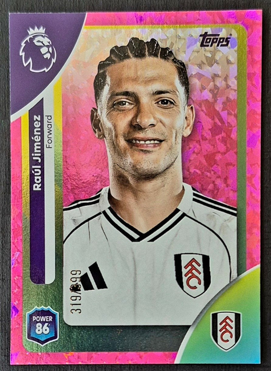 Topps Premier League Raúl Jiménez /399 - Fulham FC, 25/26, Ophalen of Verzenden, Zo goed als nieuw, Buitenlandse clubs, Spelerskaart