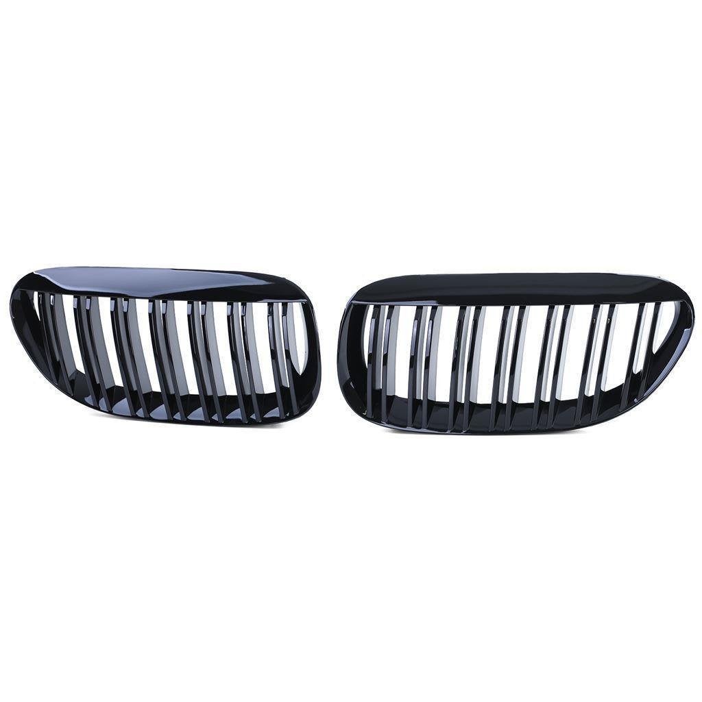 Grill Hoogglans Zwart Dubbele Spijl Voor Bmw 6 Serie E63 E64, Verzenden, Automotive Parts, A.parts@hotmail.nl, Trasmolenlaan 12 3447 GZ Woerden