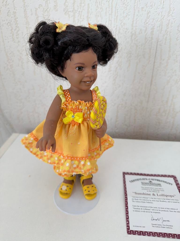 Ashton-Drake Galleries "Sunshine & Lollipops" pop, Ophalen, Zo goed als nieuw, Overige typen