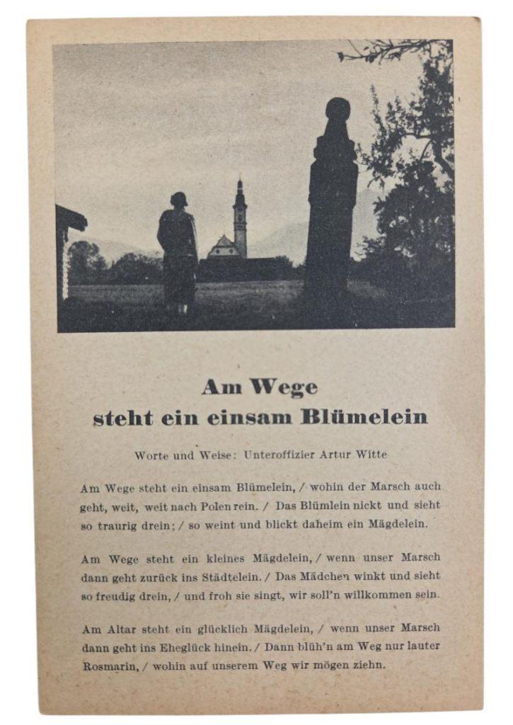 duitse ww2 postkaart, Verzamelen, Militaria | Tweede Wereldoorlog, Ophalen of Verzenden, Duitsland, Foto of Poster