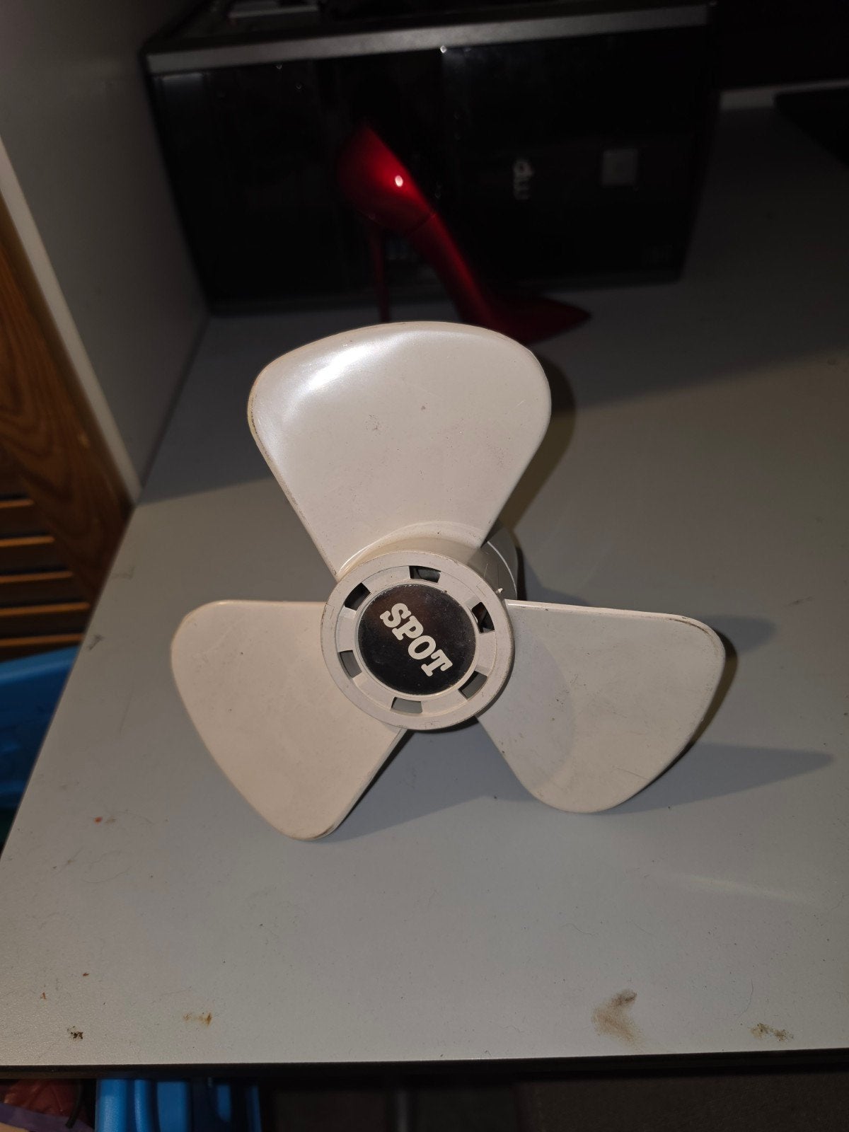 Mini waaier lampfitting - Merk SPOT, Wit, Overige merken, Gebruikt, Kunststof