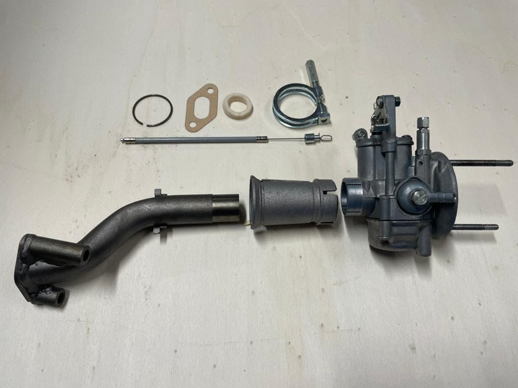 Carburateur set 19.19 mm voor Vespa V50, Ophalen of Verzenden, Nieuw