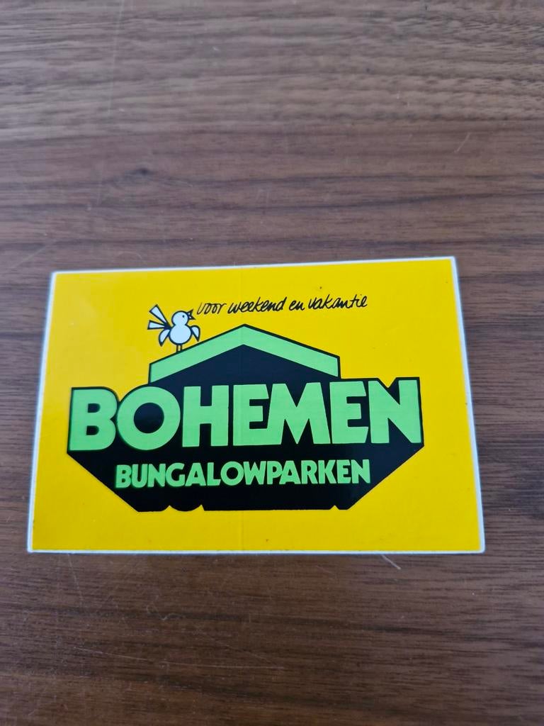 7669 Sticker Bohemen Bungalowparken, Ophalen of Verzenden, Zo goed als nieuw