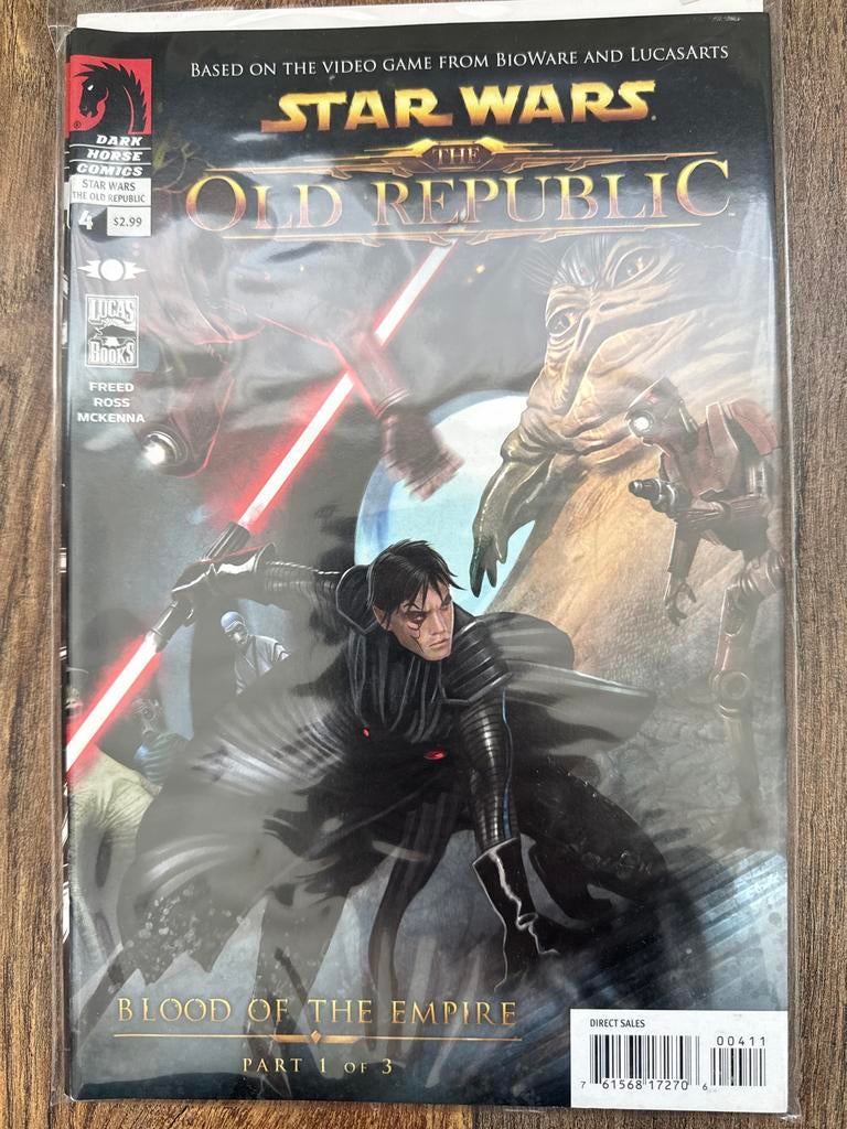 Star Wars: The Old Republic - Blood of the Empire #1-3, Meerdere comics, Ophalen of Verzenden, Zo goed als nieuw, Amerika