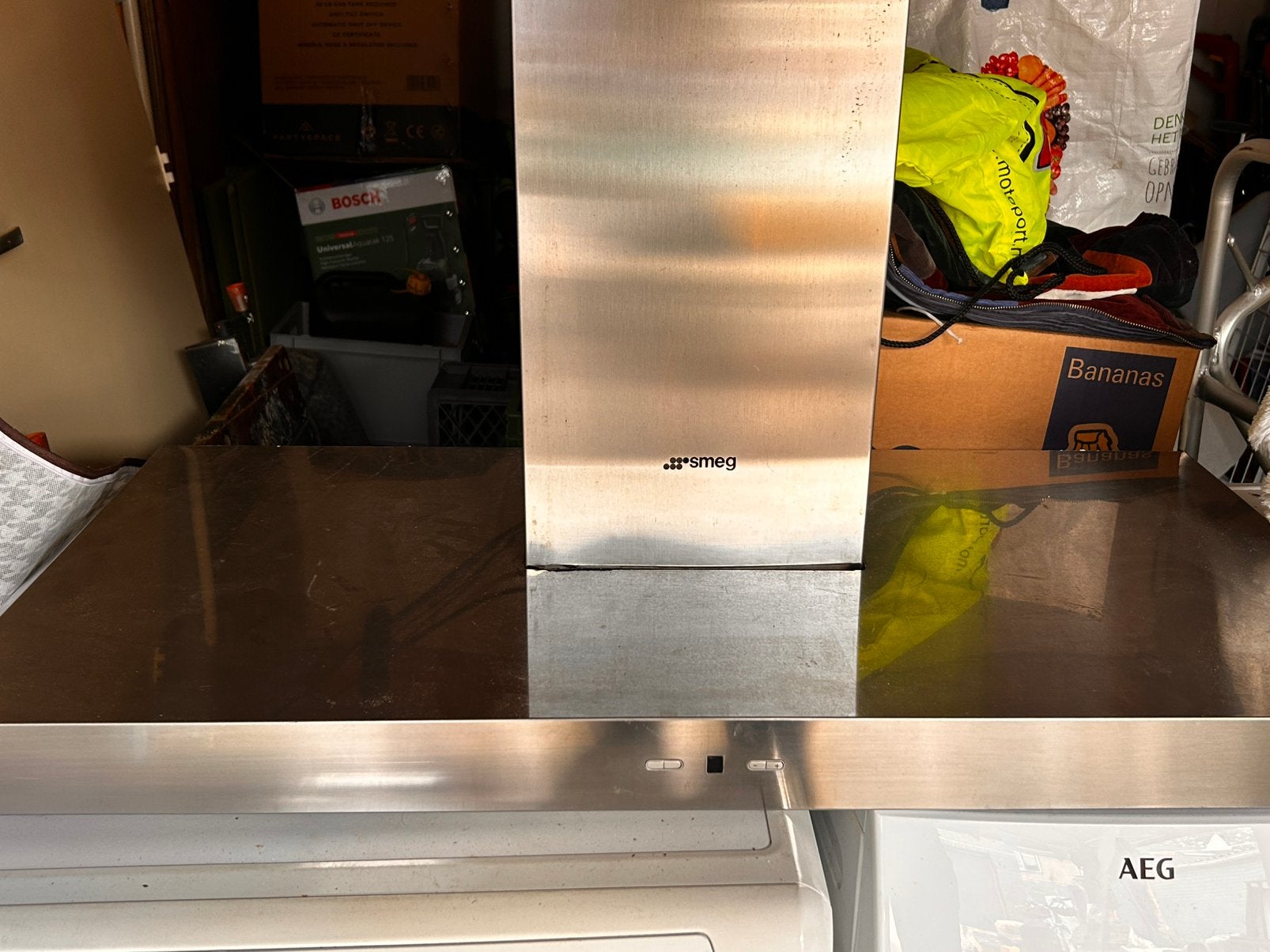 Smeg sterke afzuigkap, Ophalen, Gebruikt, Wandschouwkap, 800 m³ per uur of meer