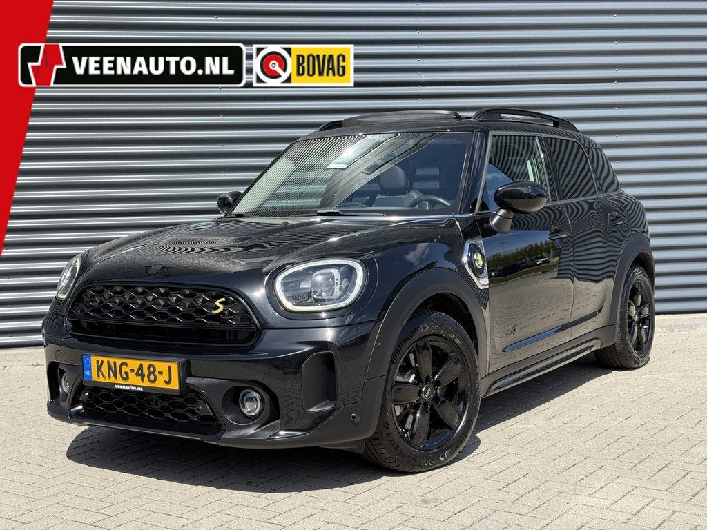 MINI Countryman 2.0 Cooper SE ALL4 Pano/Leder/H&K/Camera, Auto's, Mini, Gebruikt, Countryman, Zwart, Bedrijf