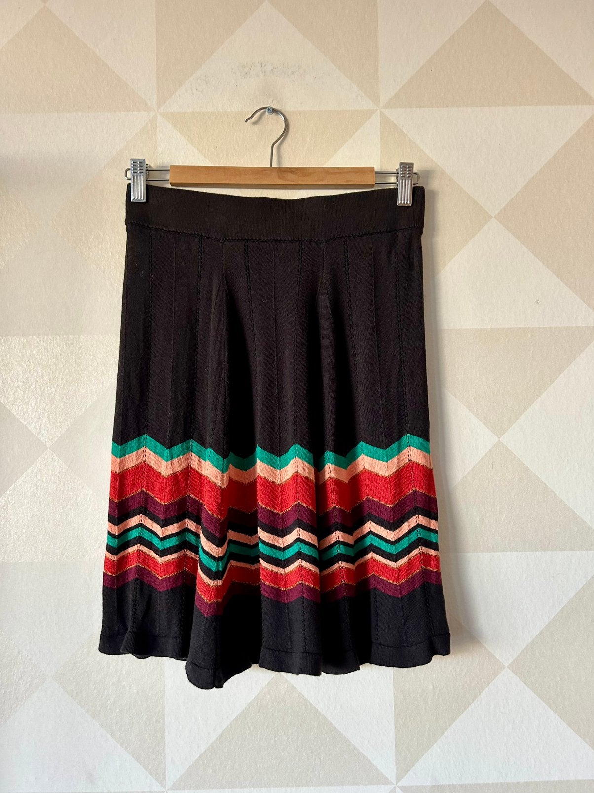 King Louie Pleat Skirt rok zwart S/36 zgan, Kleding | Dames, Rokken, Zwart, Ophalen of Verzenden, Zo goed als nieuw, Maat 36 (S)