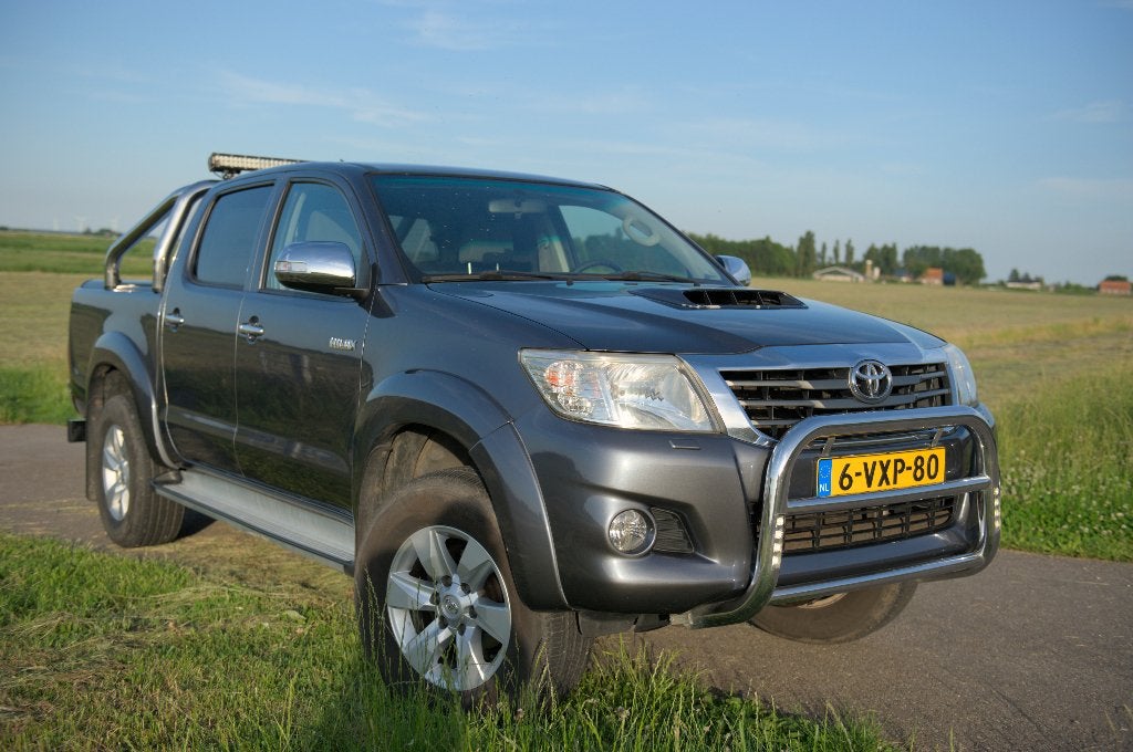 Toyota Hilux 3.0 Automaat Double Cab–Grijs Kenteken (Marge), Auto's, Bestelauto's, Automaat, Euro 5, Stof, 4 cilinders