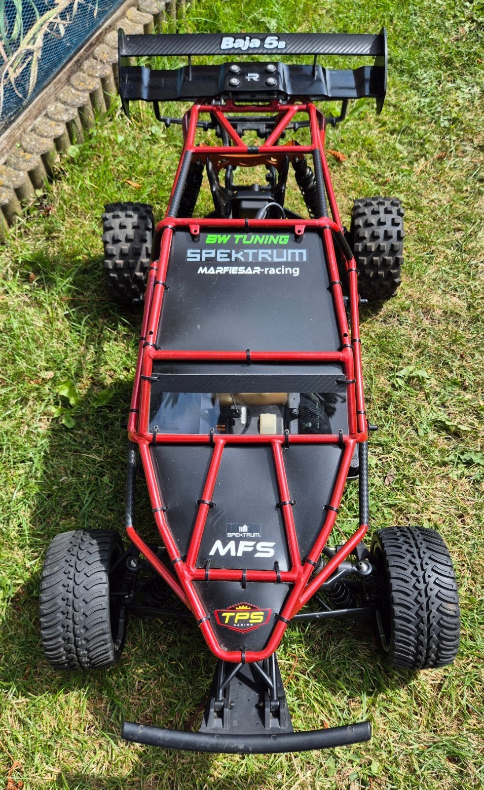 HPI Baja 5T. Killswitch, stalen tandwielen, etc, Benzine, Gebruikt, Auto offroad, Ophalen of Verzenden