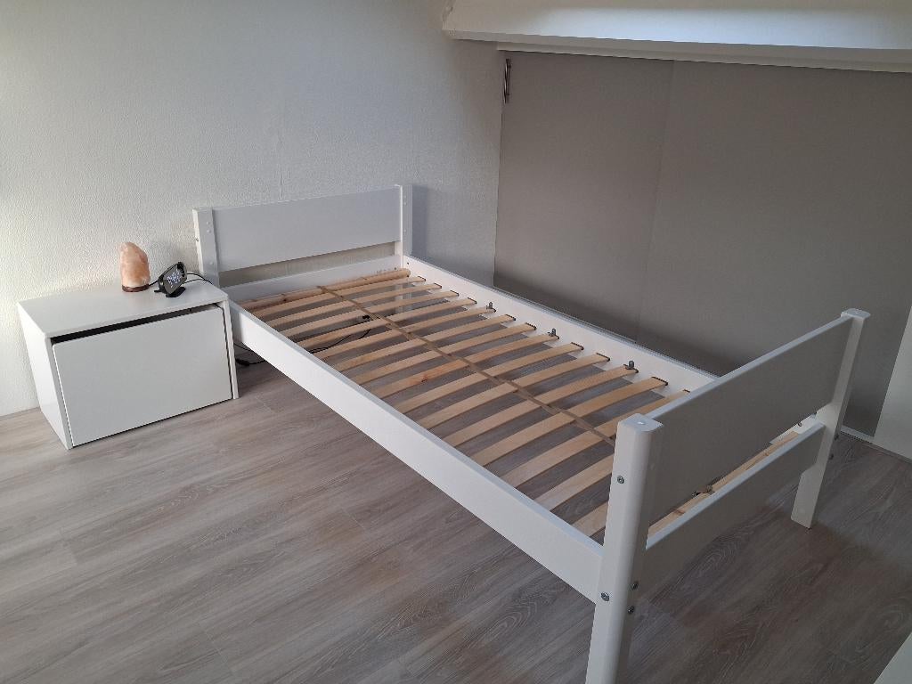 Flexa 1-persoonsbed, 85 tot 100 cm, Ophalen of Verzenden, Zo goed als nieuw, Lattenbodem