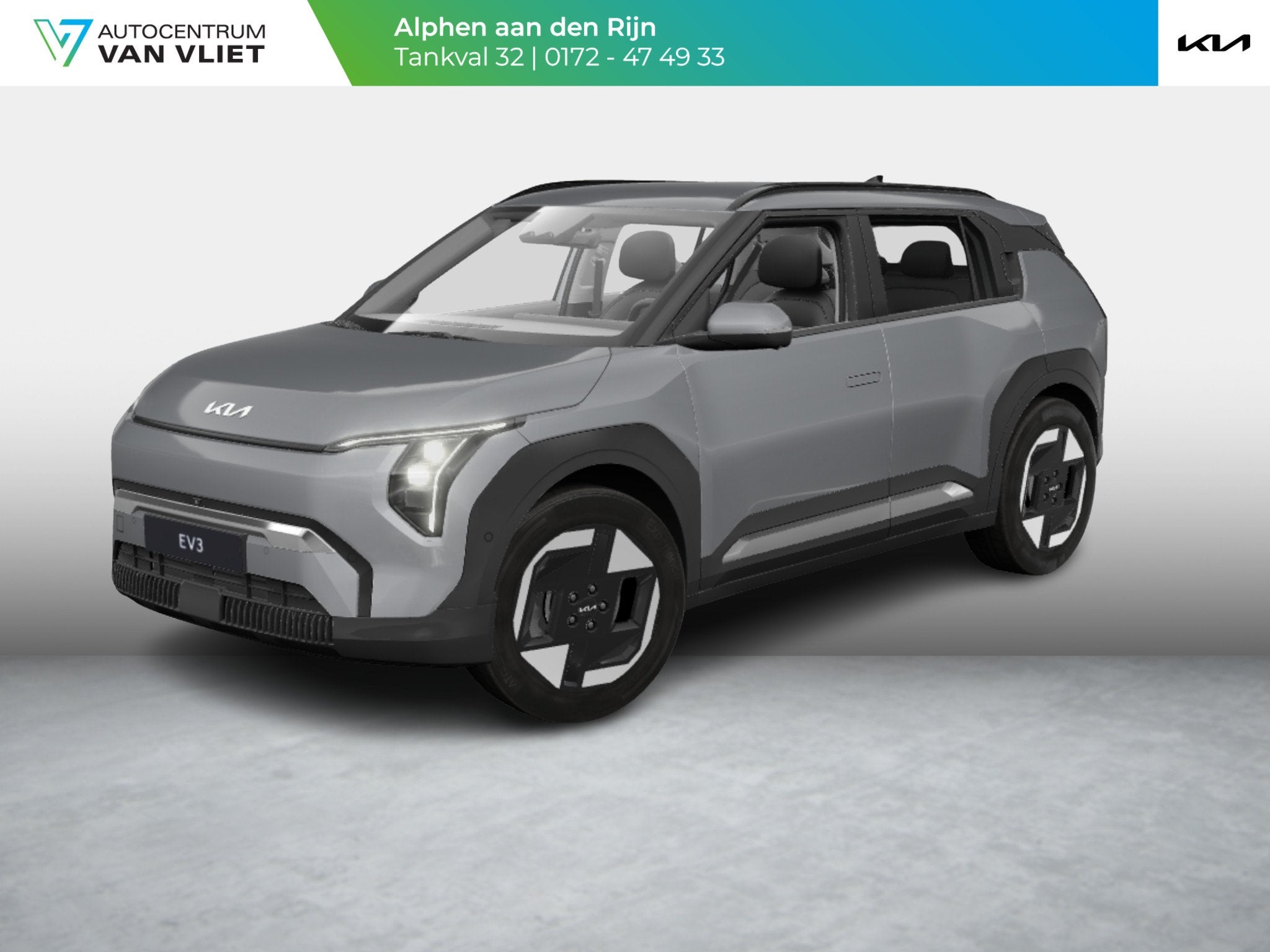 Kia EV3 Plus 81.4 kWh | In bestelling | Stoel en stuurverwar, Auto's, Kia, Stof, 510 min, Nieuw, 204 pk