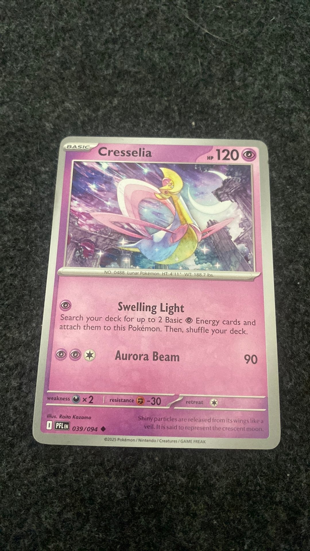 Phantasamal flames Cresselia common - 039/094, Ophalen of Verzenden, Zo goed als nieuw