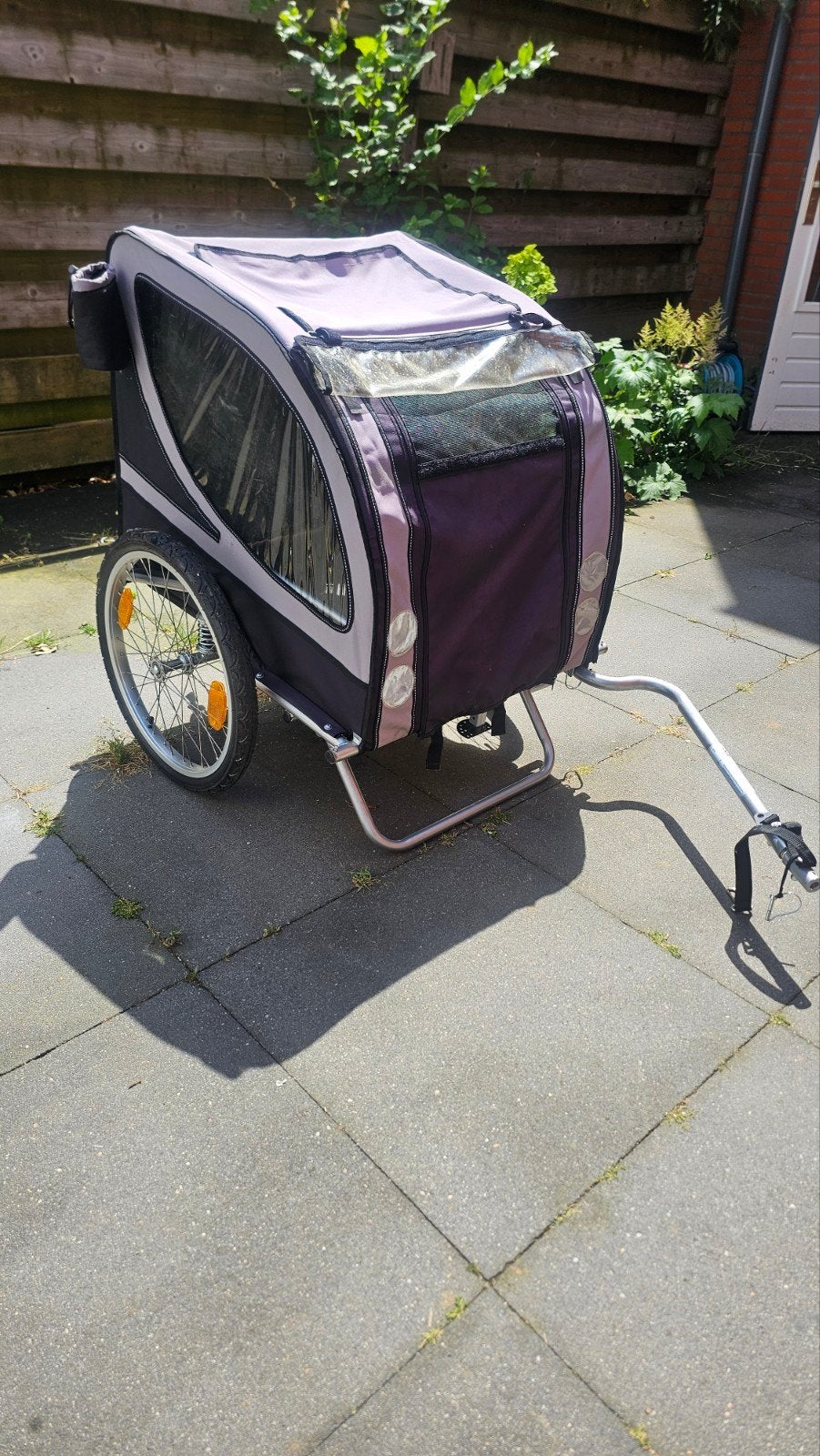 Luxe hondenfietskar met Vering maat L, Ophalen, Vering, 20 tot 40 kg, Zo goed als nieuw