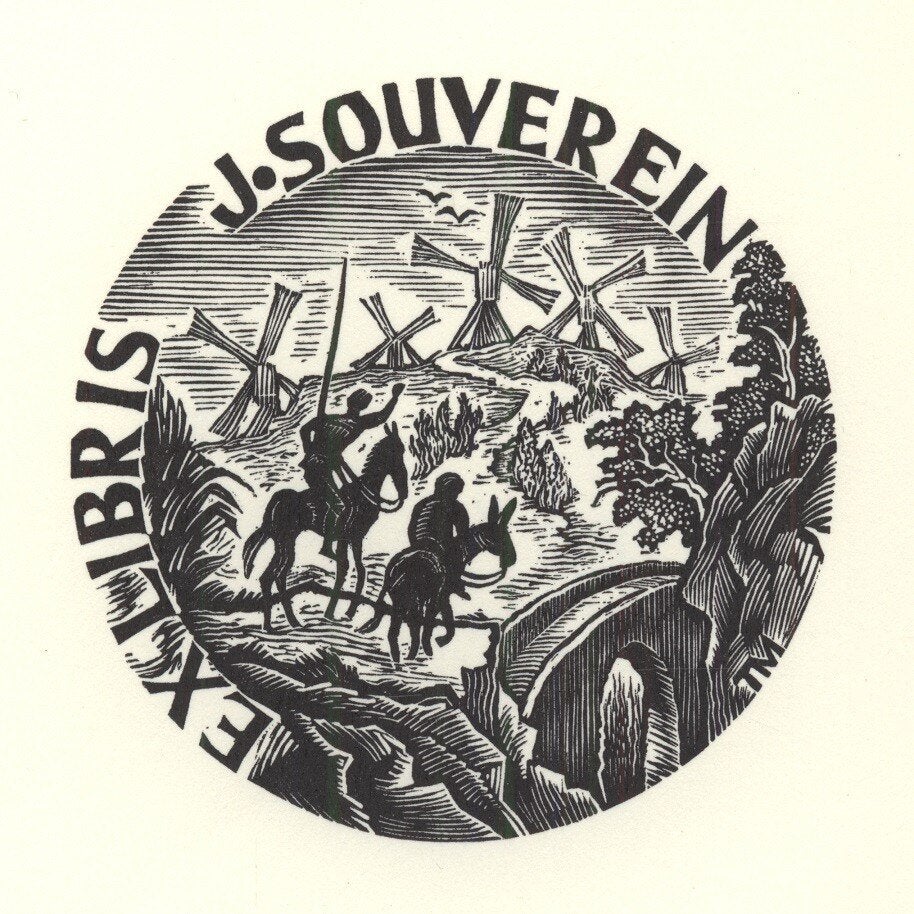 1730 Ex Libris Nederland : Thijs Mauve, 1966, Verzenden, Ex libris