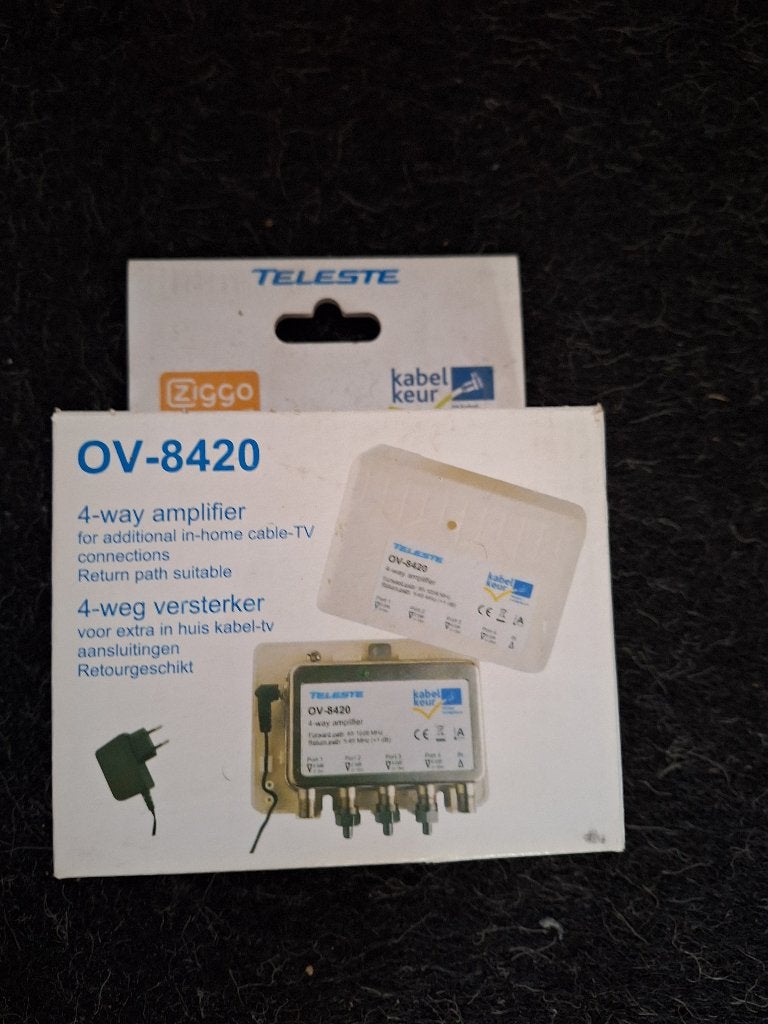 Teleste OV-8420 Ziggo tv coax versterker, Ophalen of Verzenden