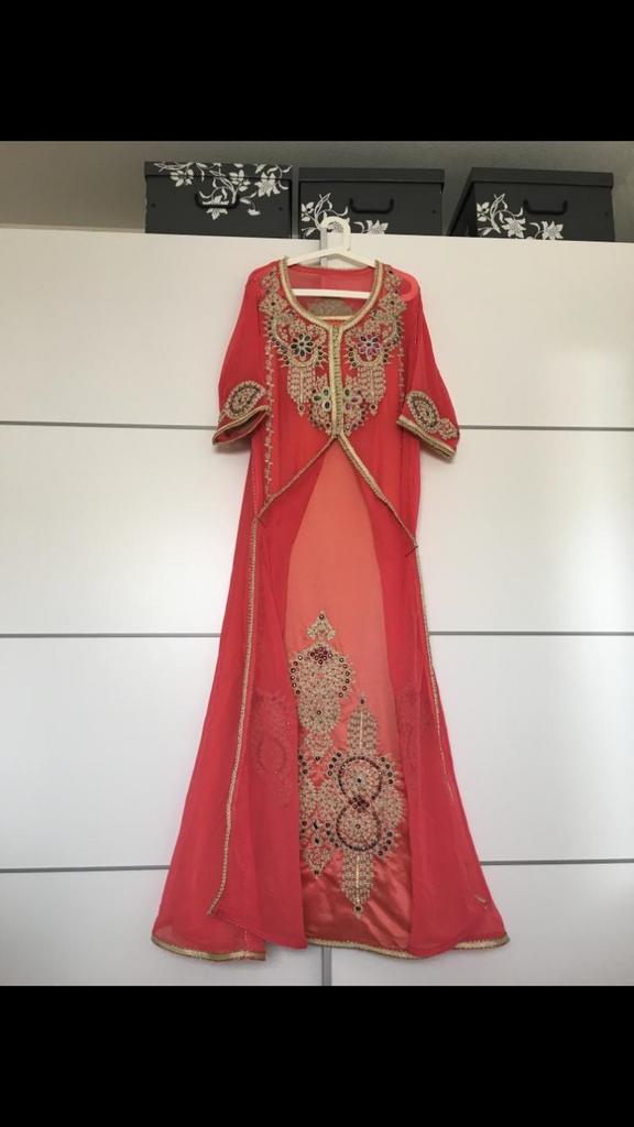 Marokkaanse jurk verlovings jurk henna jurk tekchieta takch, Ophalen of Verzenden, Zo goed als nieuw, Overige typen