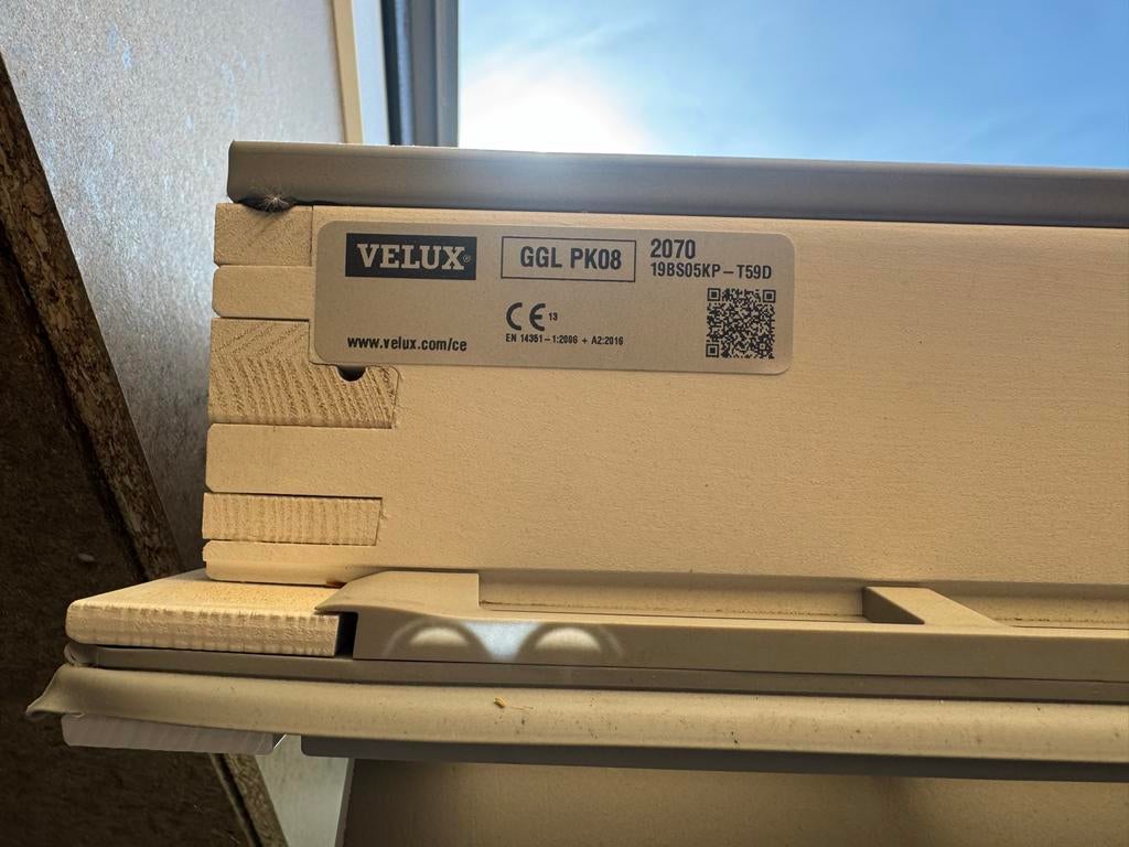 Velux GGL PK08 Dakraam - Zo goed als nieuw, Ophalen, 80 tot 120 cm, 120 tot 160 cm, Zo goed als nieuw