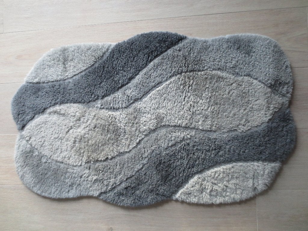 GRUND badmat Carmen grijs 120 x 70 cm, Overige merken, Ophalen of Verzenden, Zo goed als nieuw, Badmat