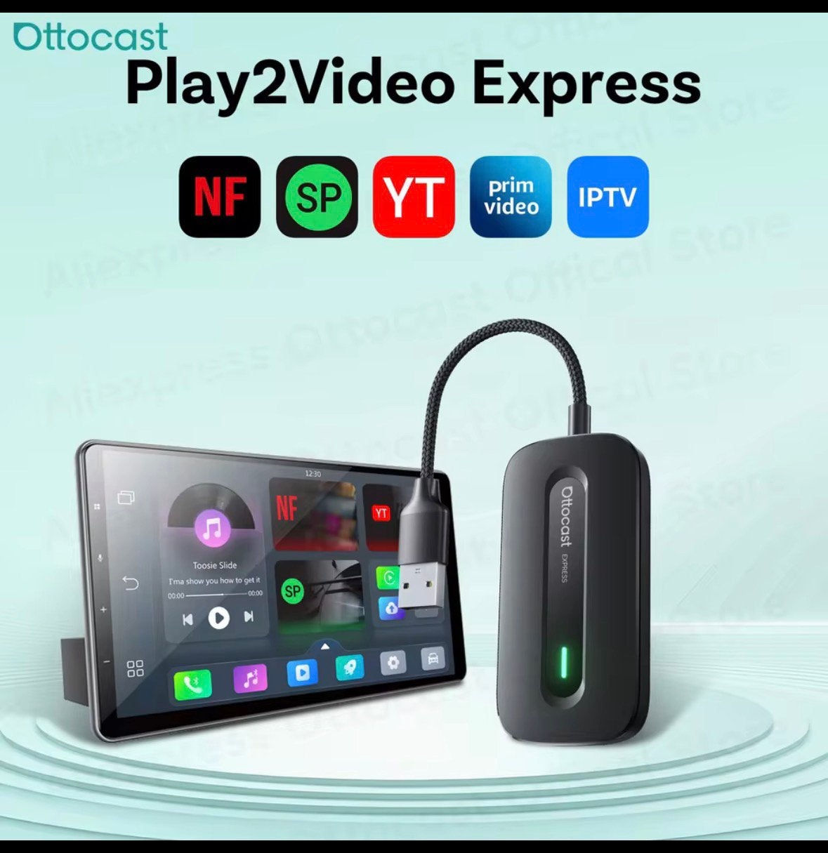 TE KOOP: Ottocast Carplay dongle draadloos, Ophalen of Verzenden, Nieuw