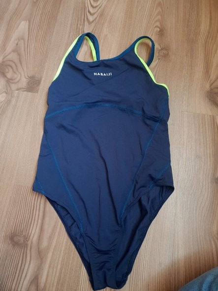 nabaiji badpak - zwemkleding 36/38, Ophalen of Verzenden, Nieuw, Blauw, Badpak