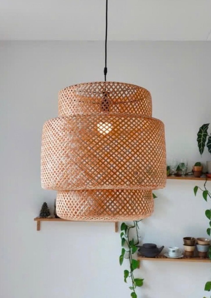 Rotan hanglamp IKEA, Ophalen, Zo goed als nieuw