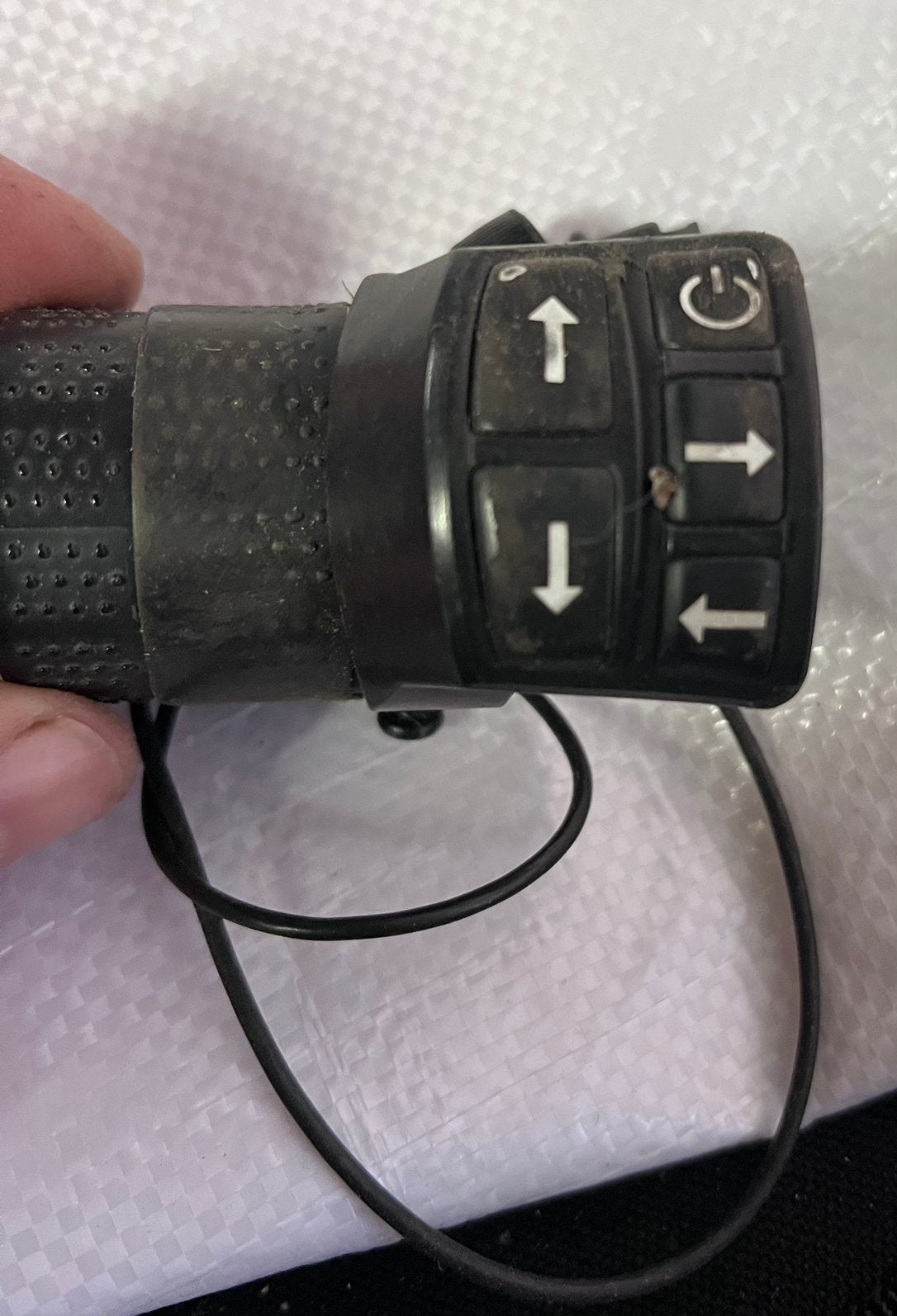 Bediening knop op stuur sparta m8i, Gebruikt, Stuur, Kunststof, Ophalen