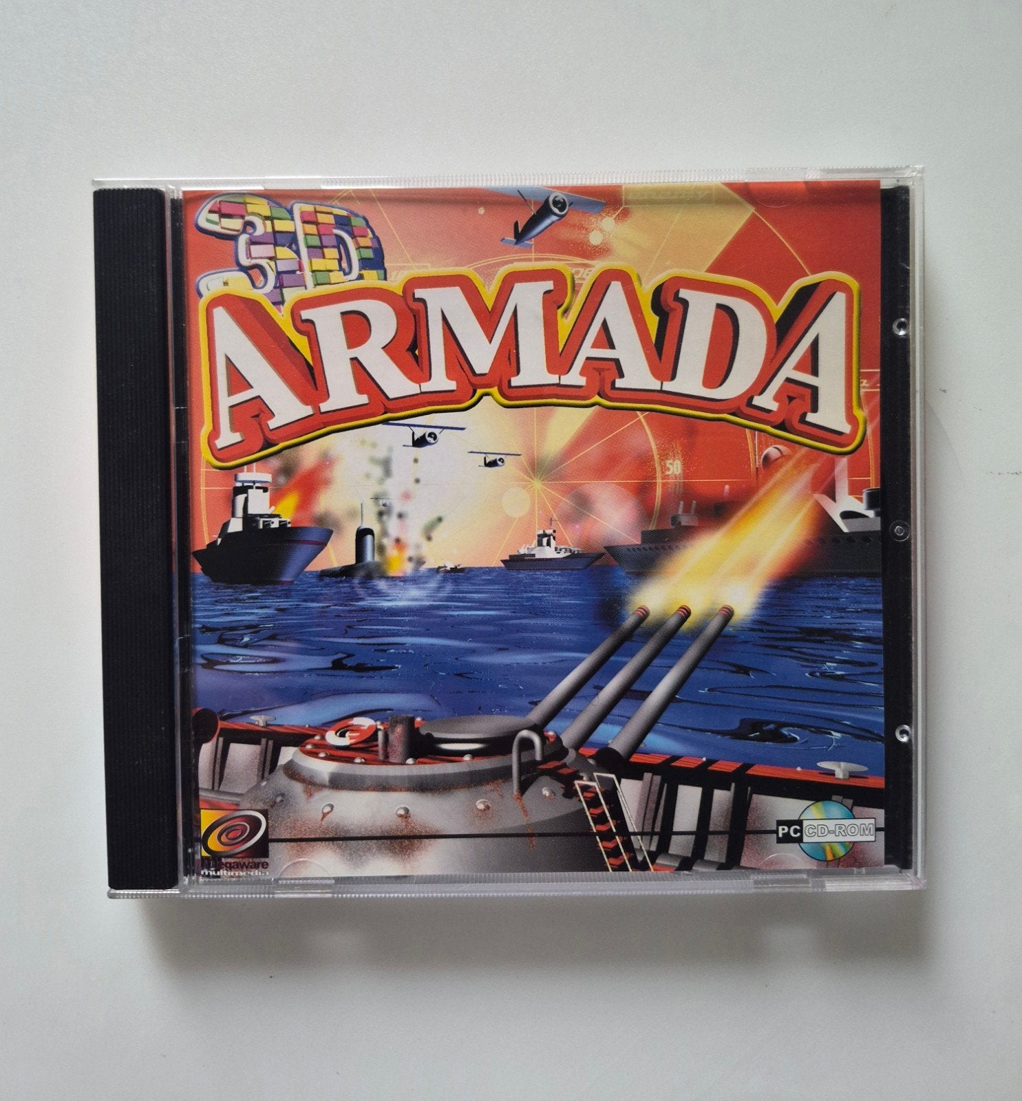 3D Armada PC CD-ROM game - Strategisch Oorlogsspel, Gebruikt, 2 spelers, Eén computer, Ophalen of Verzenden
